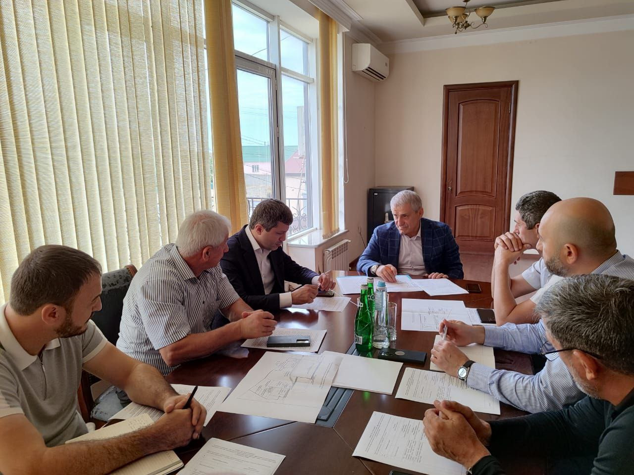Совещание по вопросу эффективности использования земельных участков  выделенных на территории индустриального парка «Долина новых идей и технологий (Тюбе)»